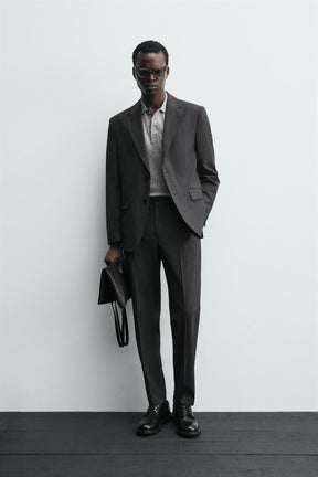 CHECK SUIT BLAZER - Image 1