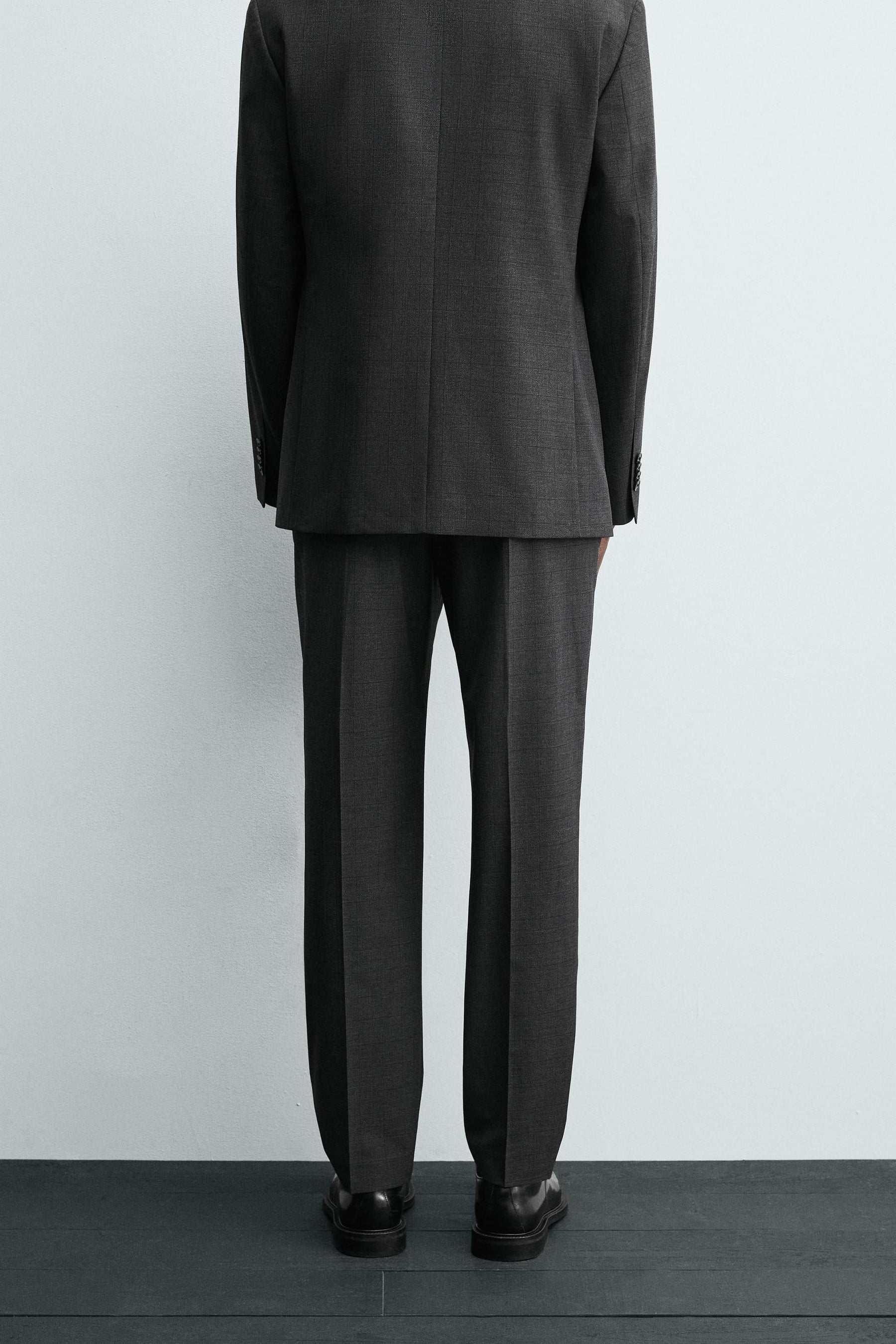 CHECK SUIT TROUSERS - Image 3