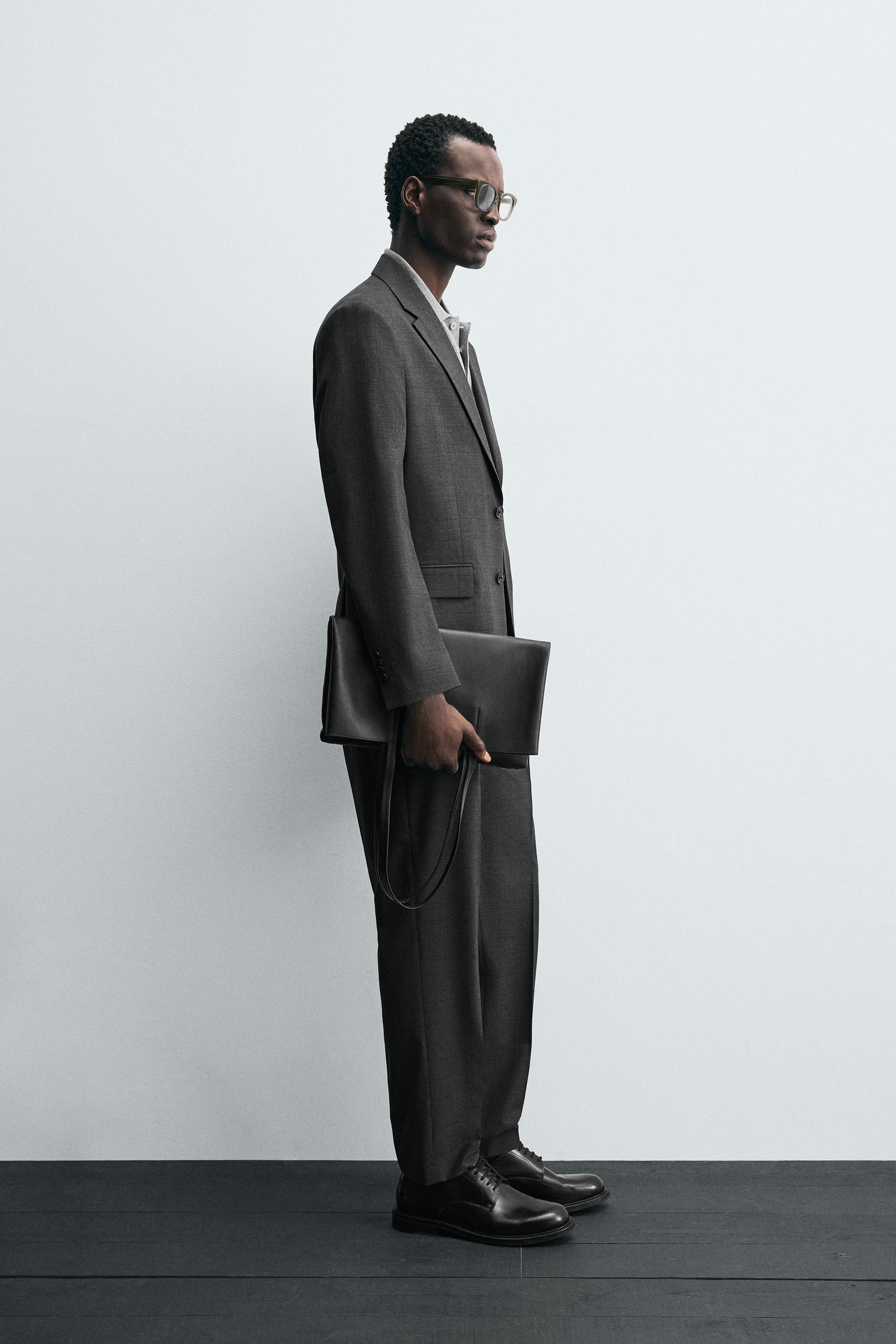 CHECK SUIT TROUSERS - Image 4