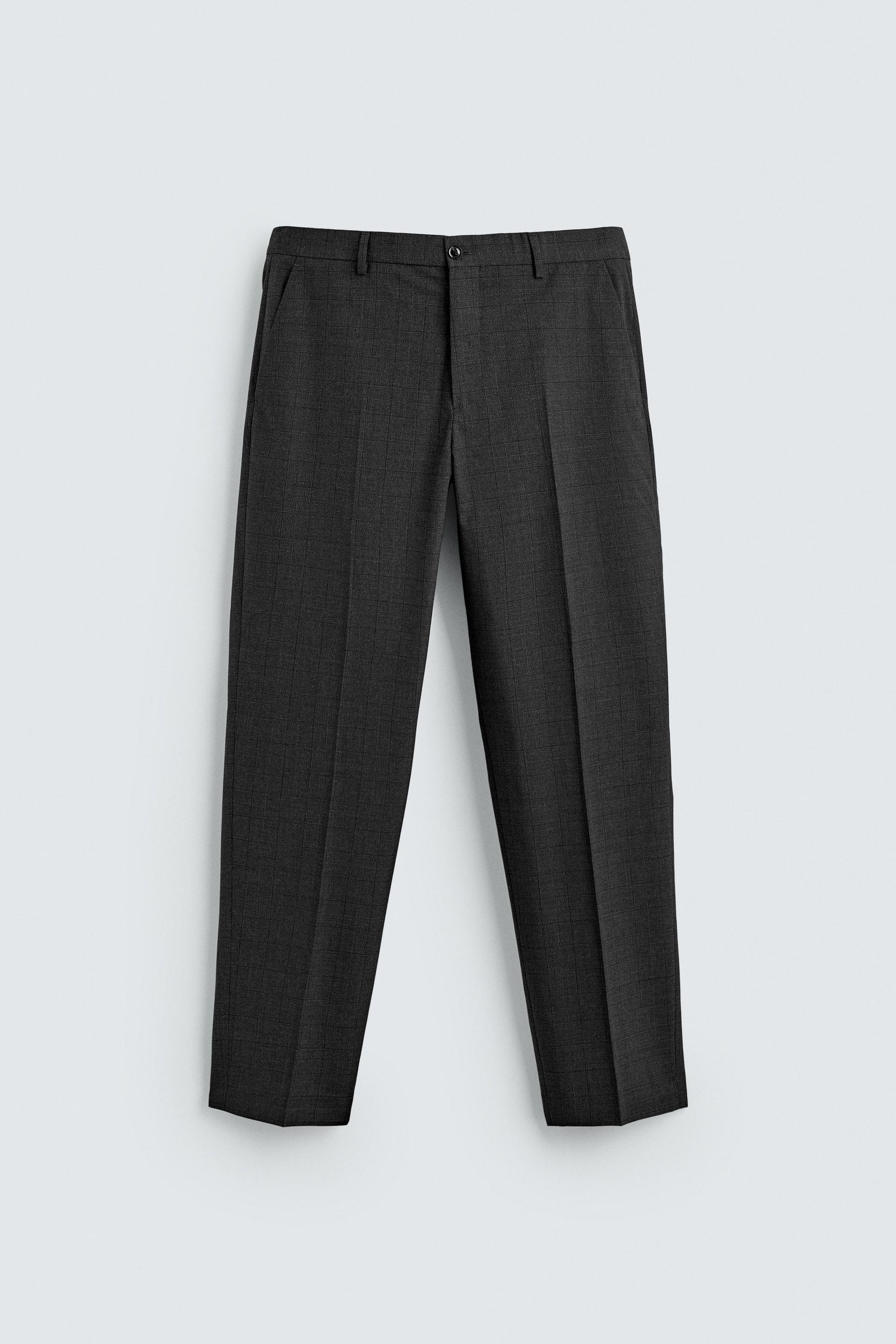 CHECK SUIT TROUSERS - Image 6