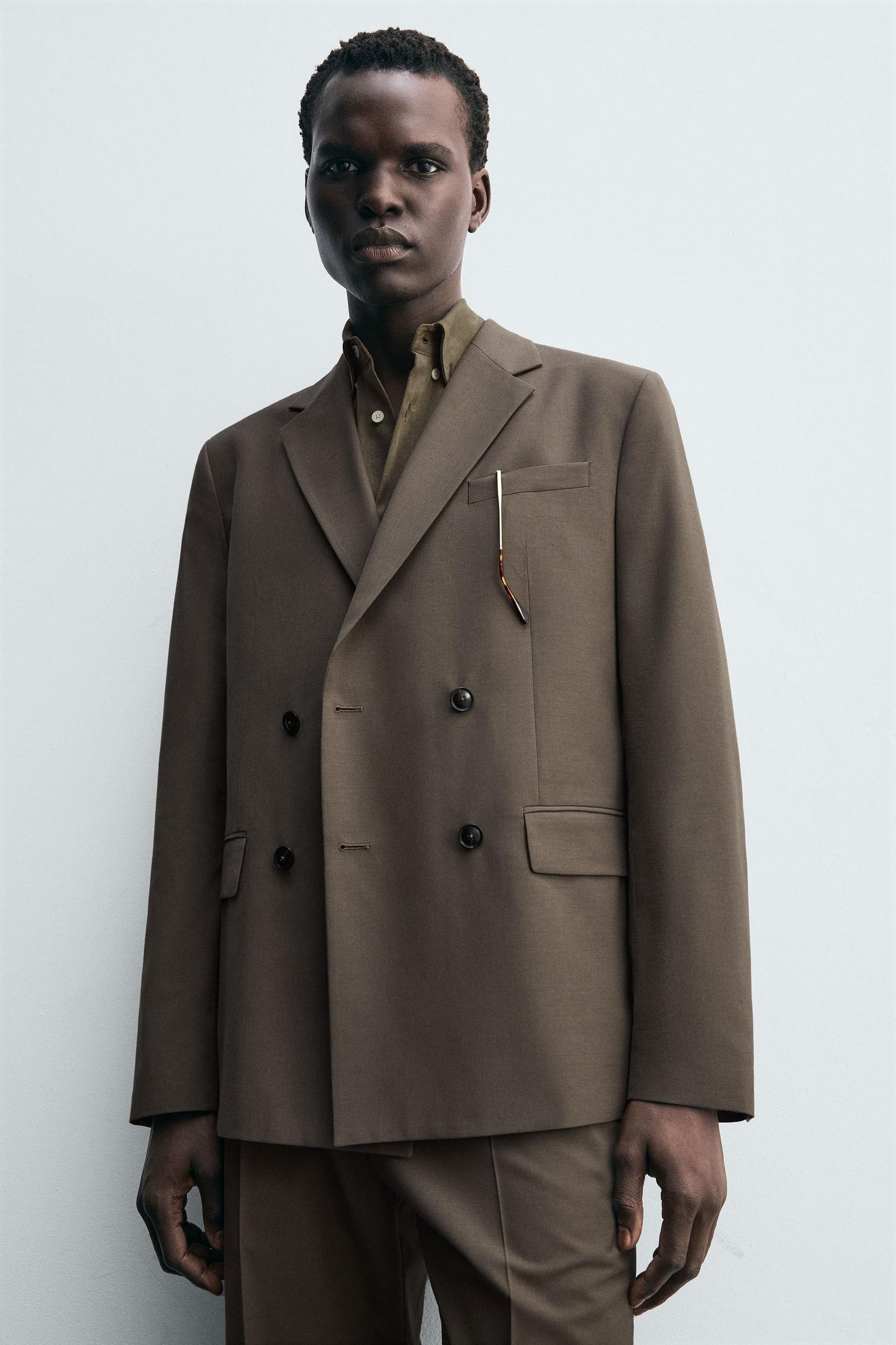 DOUBLE-BREASTED SUIT BLAZER - Image 5