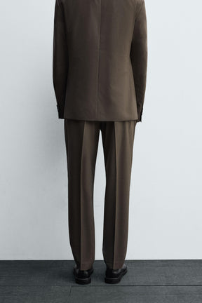SLIM FIT SUIT TROUSERS - Image 3