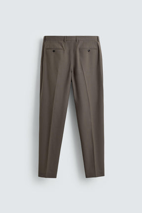 SLIM FIT SUIT TROUSERS - Image 6