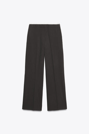 Straight-leg trousers with waist