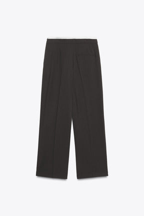 Straight-leg trousers with waist