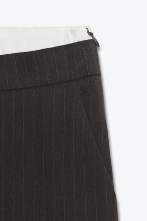 Straight-leg trousers with waist