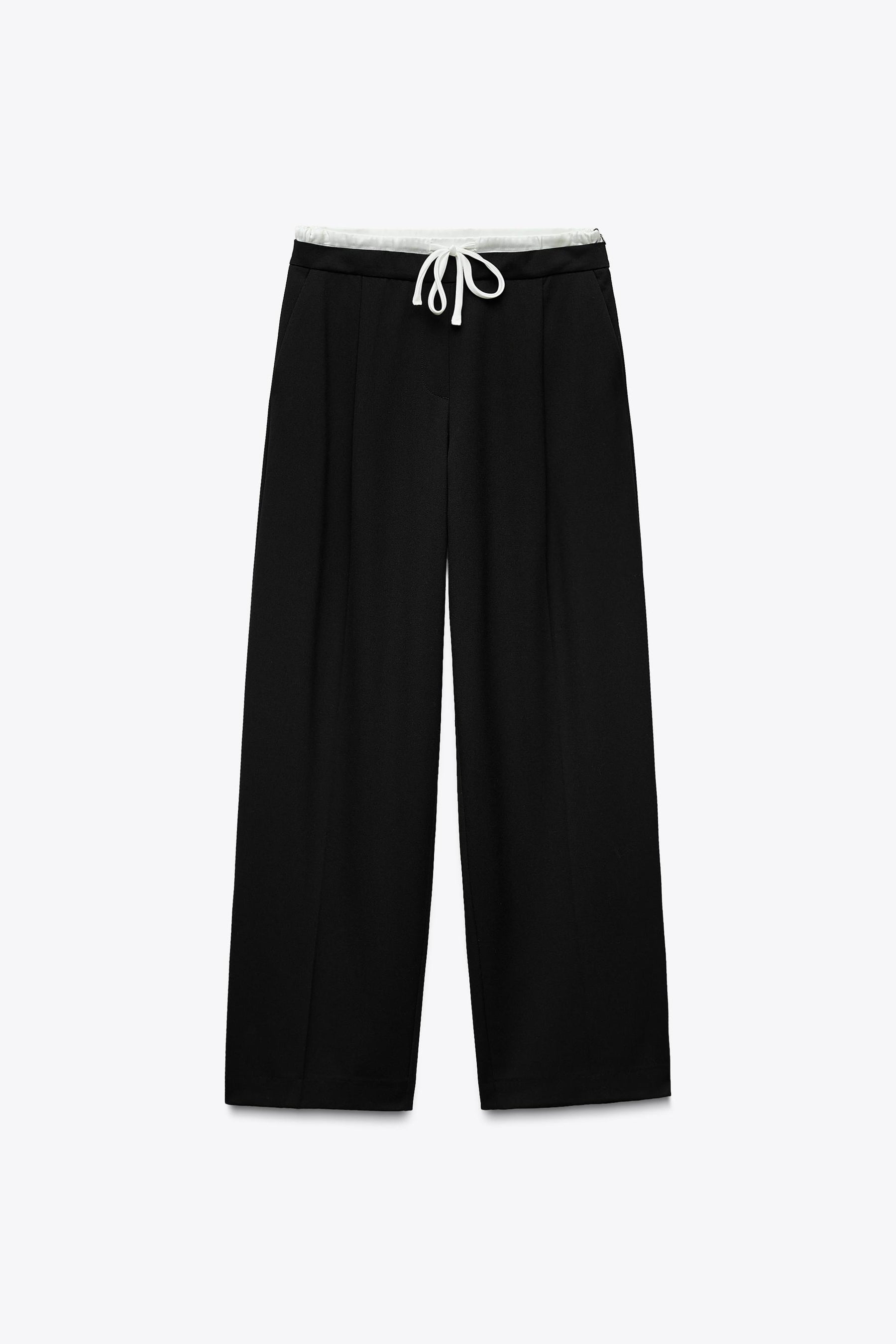 WIDE-LEG TROUSERS WITH WAISTBAND