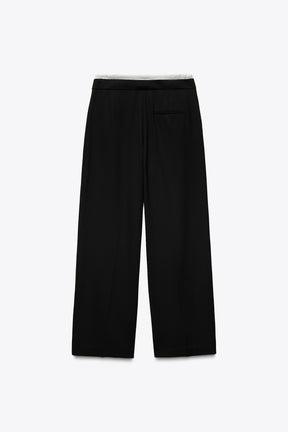 WIDE-LEG TROUSERS WITH WAISTBAND