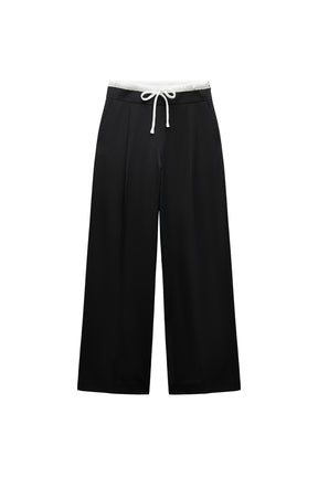 WIDE-LEG TROUSERS WITH WAISTBAND