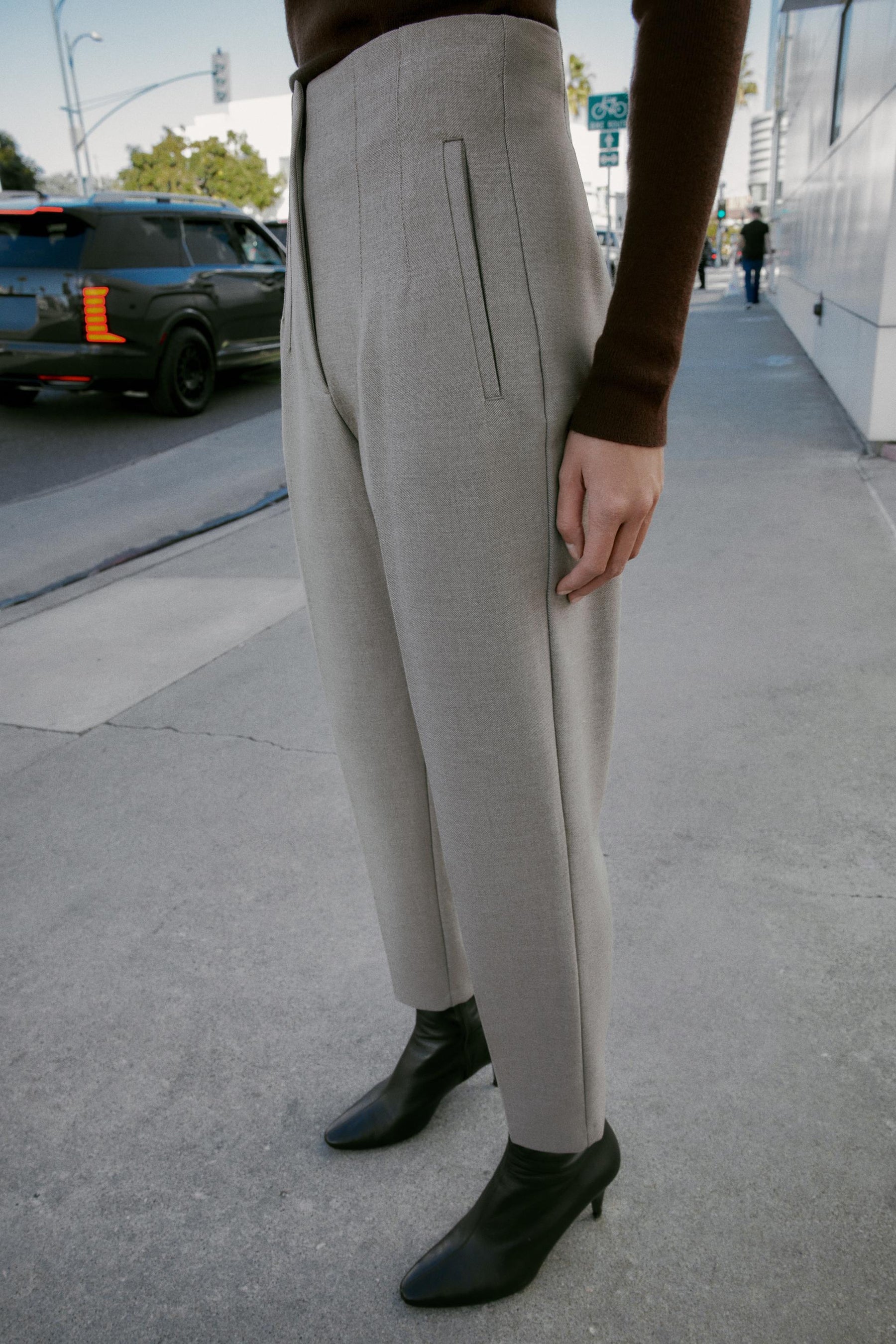 High-Waist Trousers