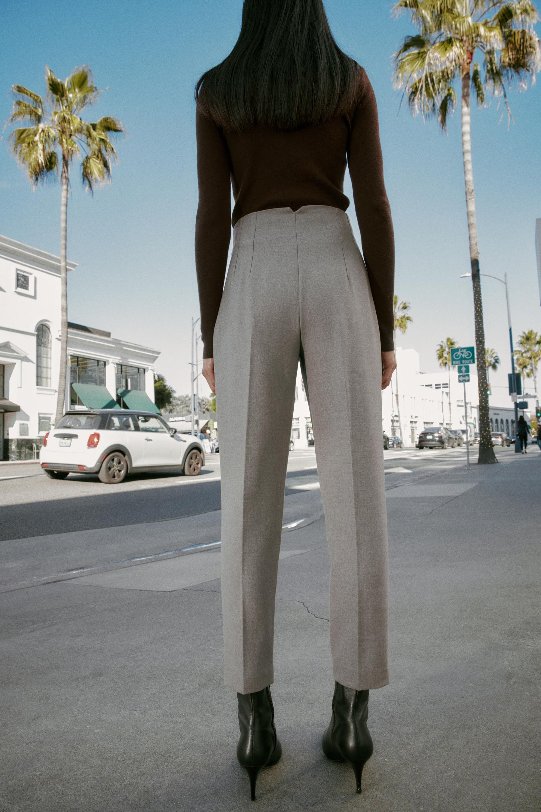 High-Waist Trousers