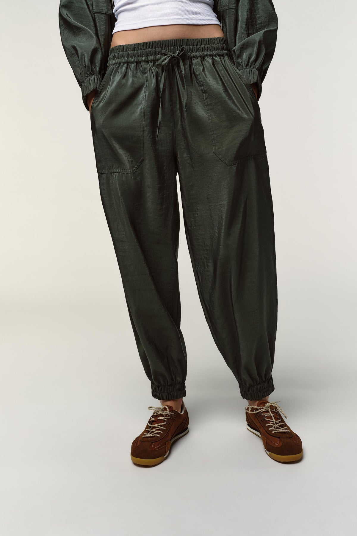 Cuffed Hem Trousers