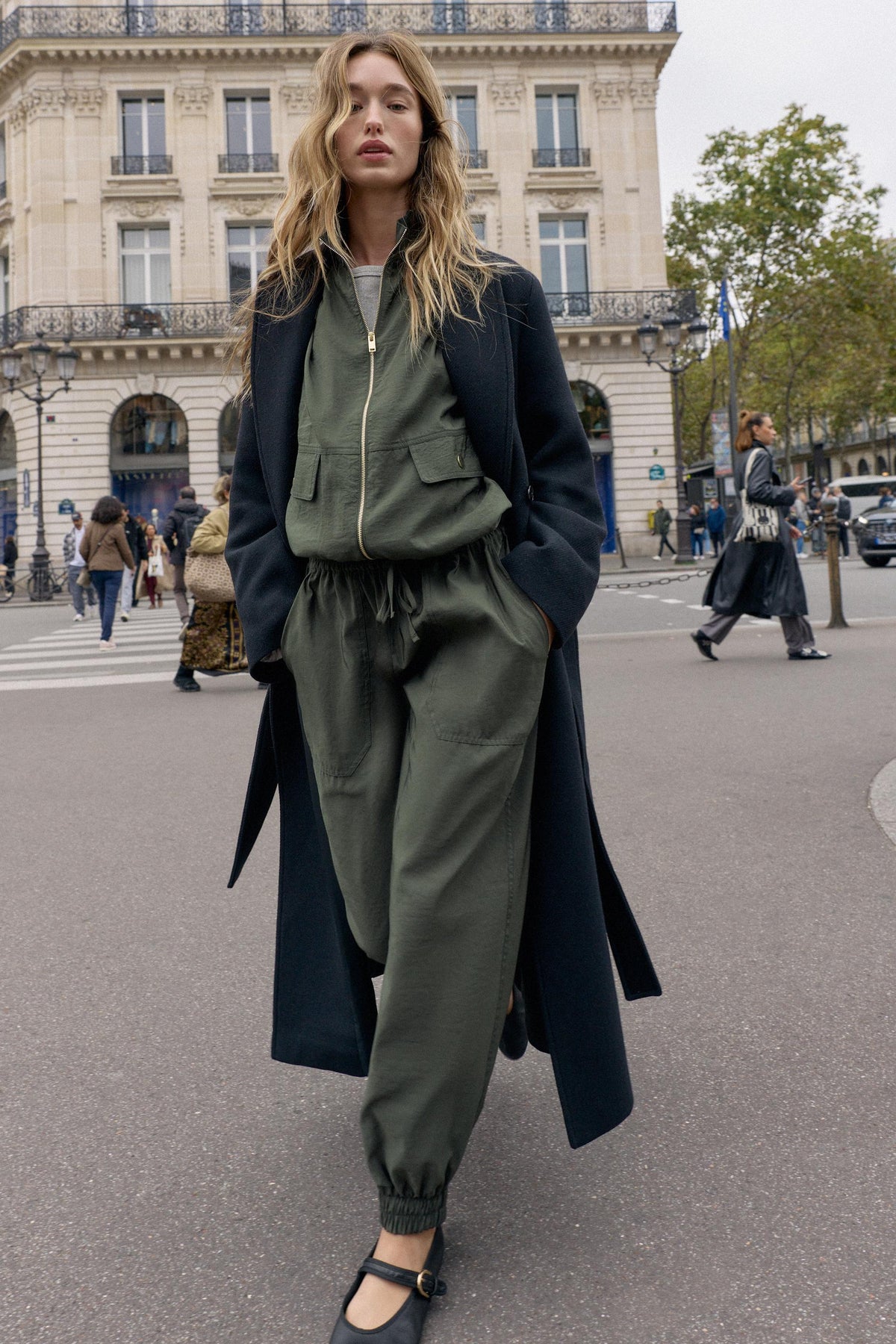 HIGH-NECK BOMBER JACKET - Image 1