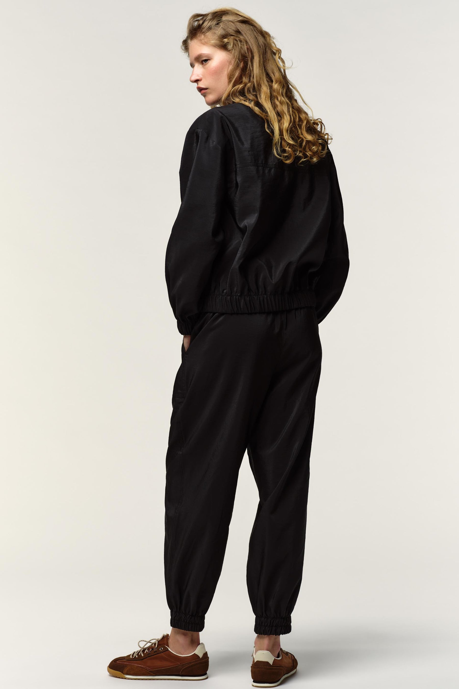 HIGH NECK BOMBER JACKET - Image 6