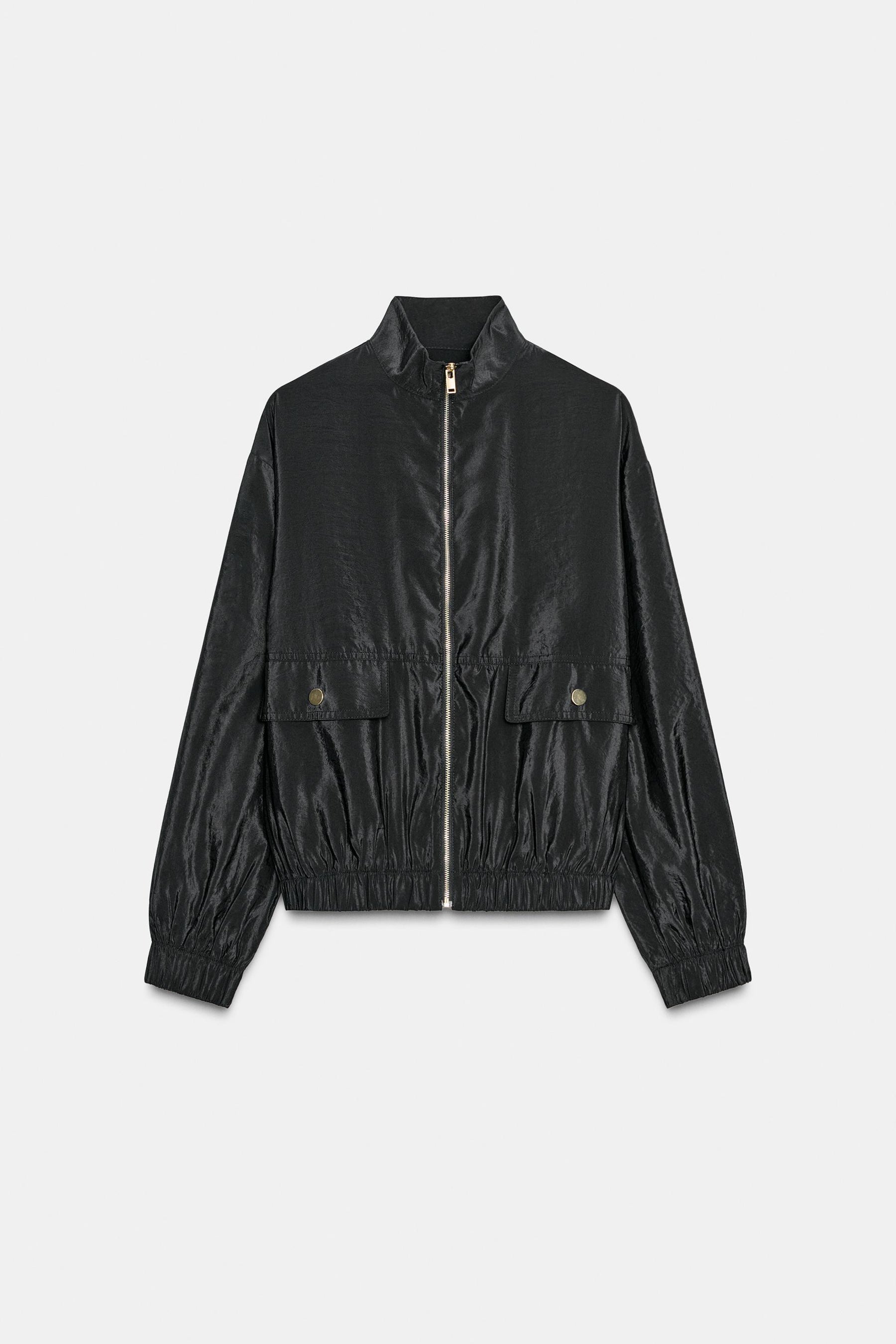 HIGH NECK BOMBER JACKET - Image 7
