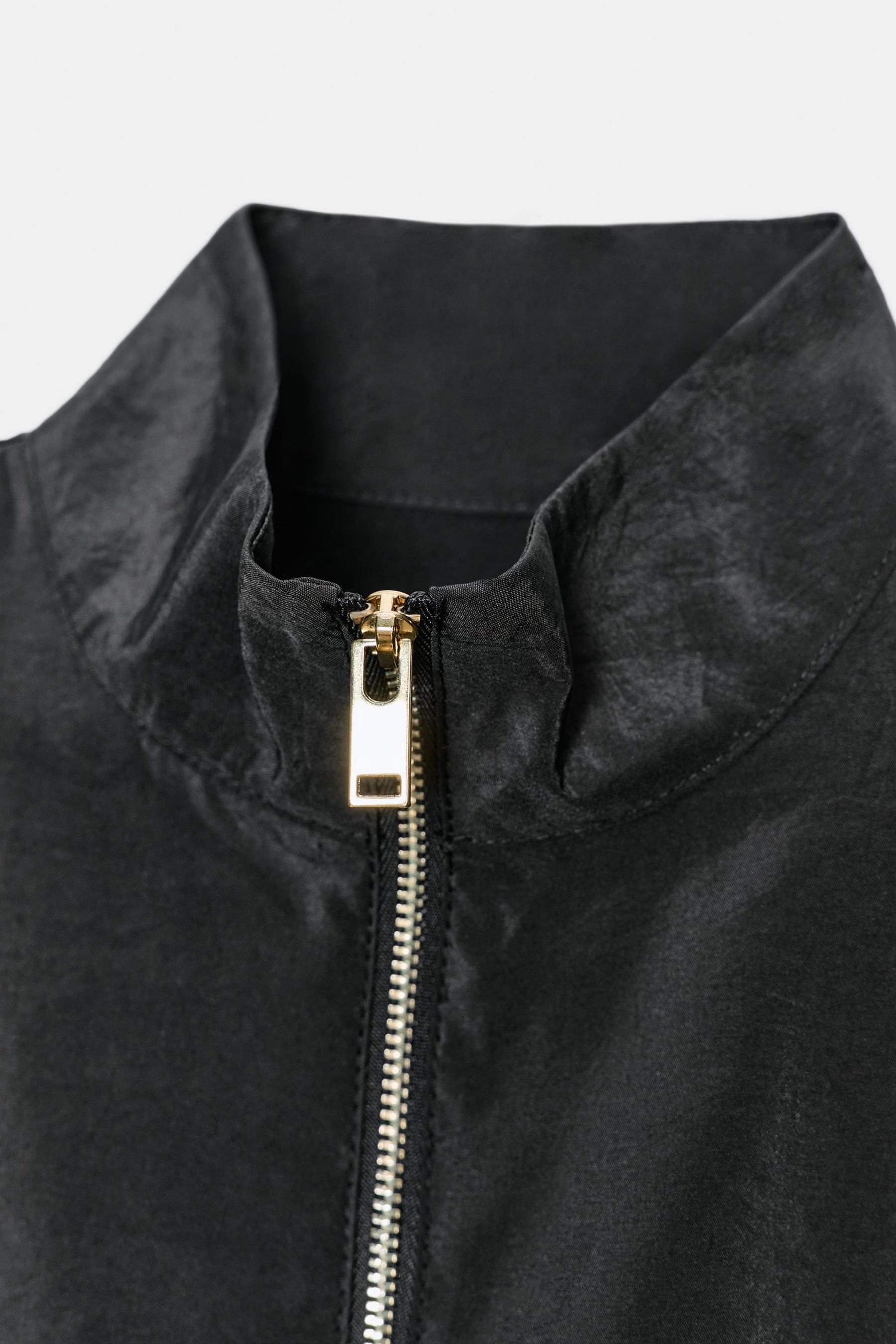 HIGH NECK BOMBER JACKET - Image 9