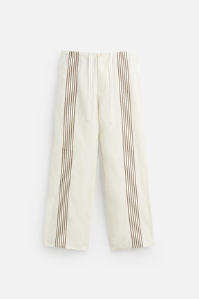 100% LINEN EMBROIDERED TROUSERS - Image 6