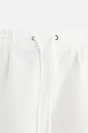 100% LINEN BERMUDA SHORTS - Image 8