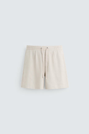 100% LINEN BERMUDA SHORTS - Image 6