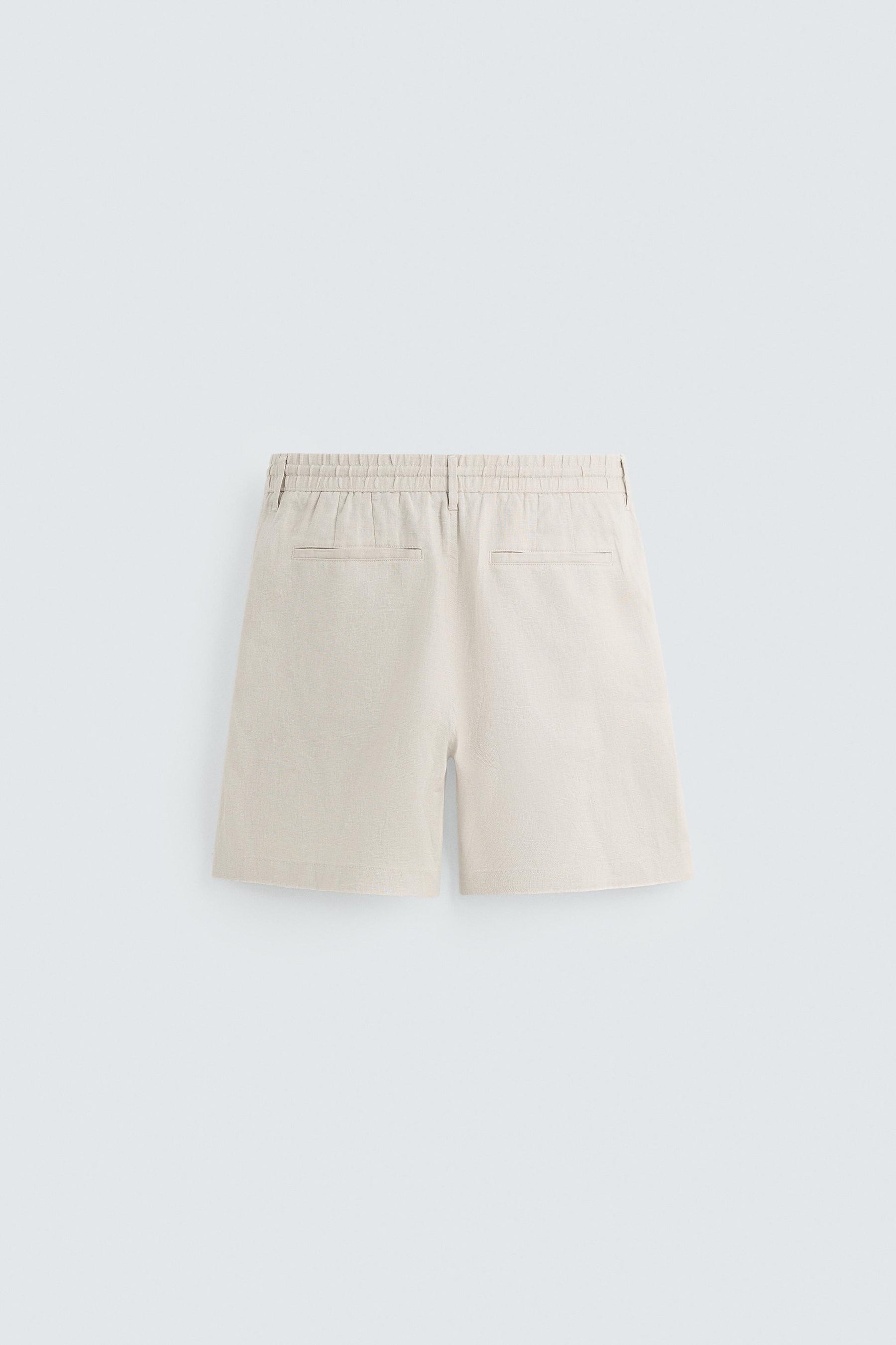 100% LINEN BERMUDA SHORTS - Image 7