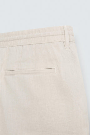 100% LINEN BERMUDA SHORTS - Image 9