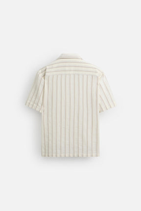 STRIPED TEXTURED SHIRT - Image 6