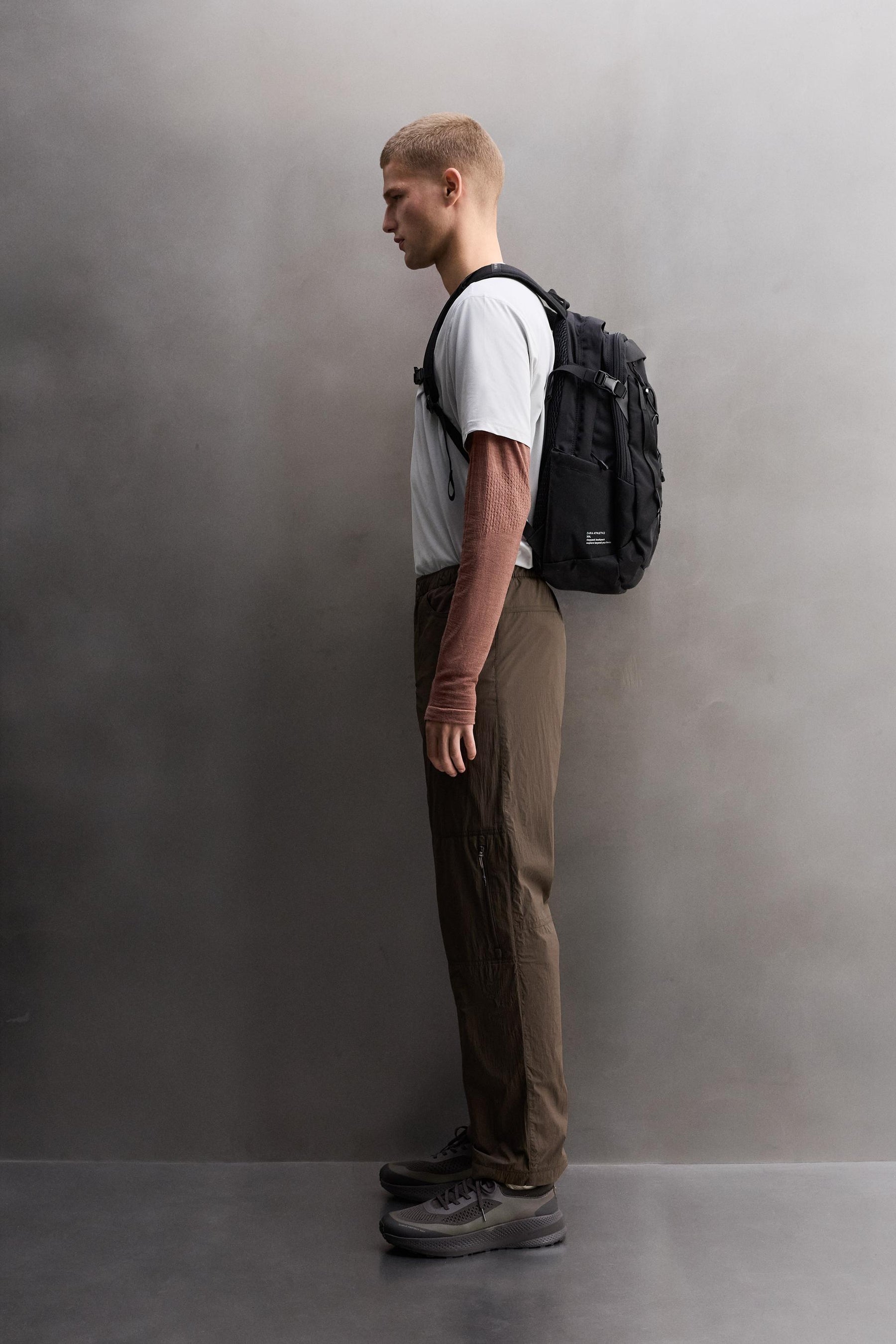 CONTRAST LINING CARGO TROUSERS - Image 4