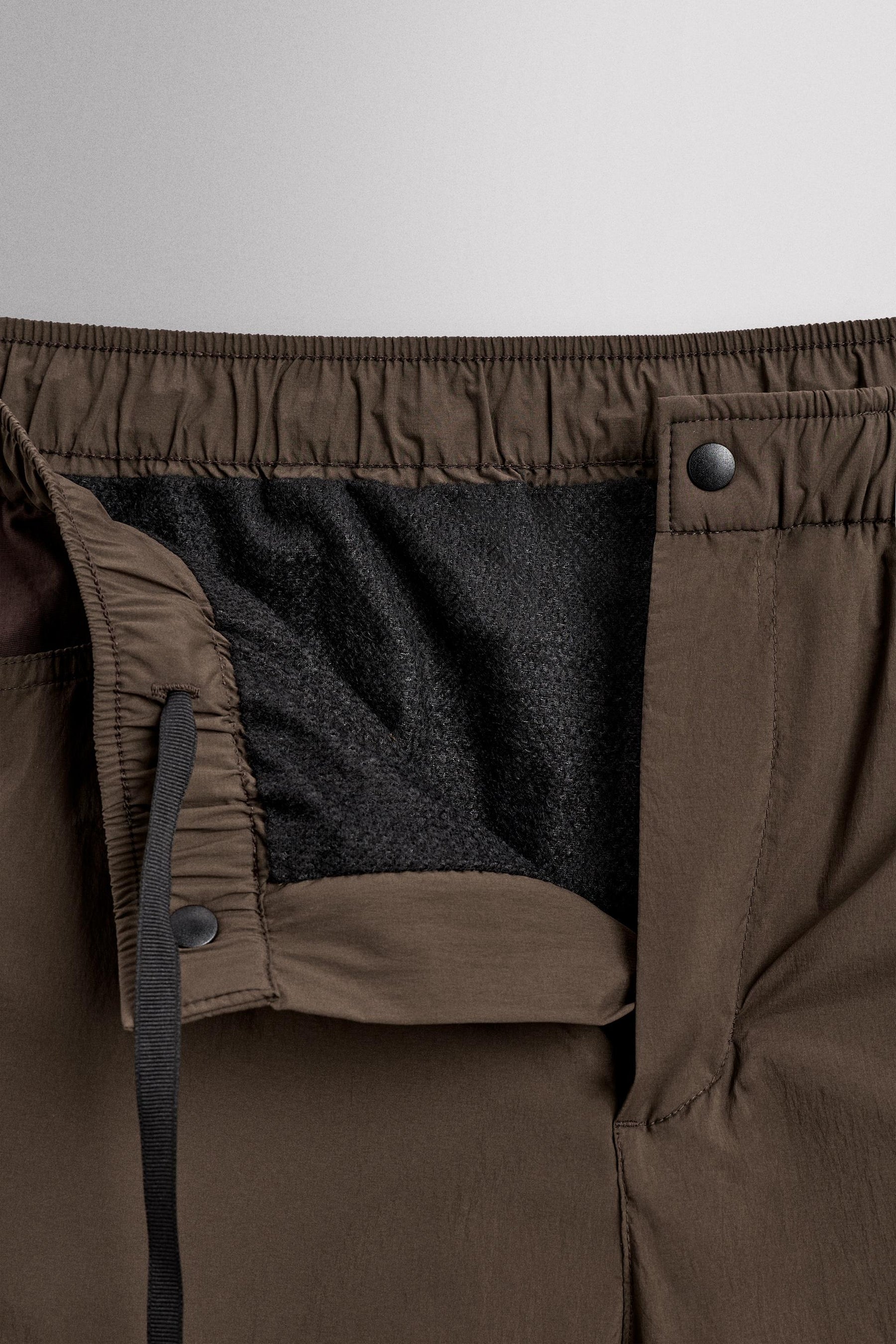 CONTRAST LINING CARGO TROUSERS - Image 8