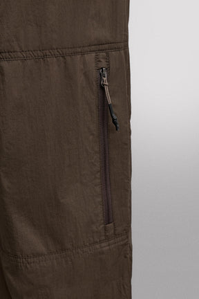 CONTRAST LINING CARGO TROUSERS - Image 9
