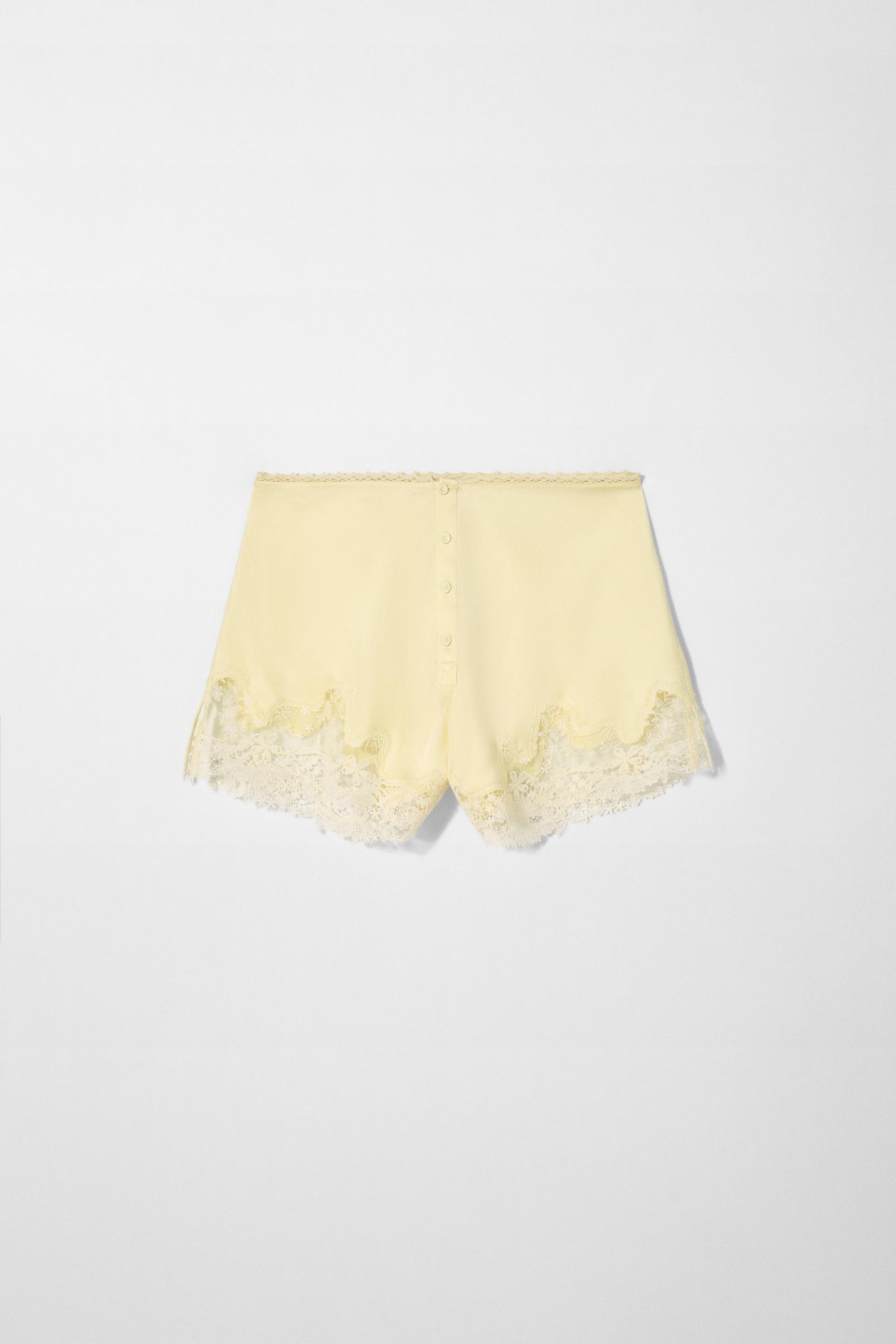 SILK LINGERIE SHORTS