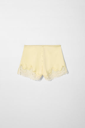 SILK LINGERIE SHORTS