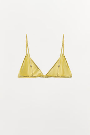 SILK TRIANGLE BRALETTE