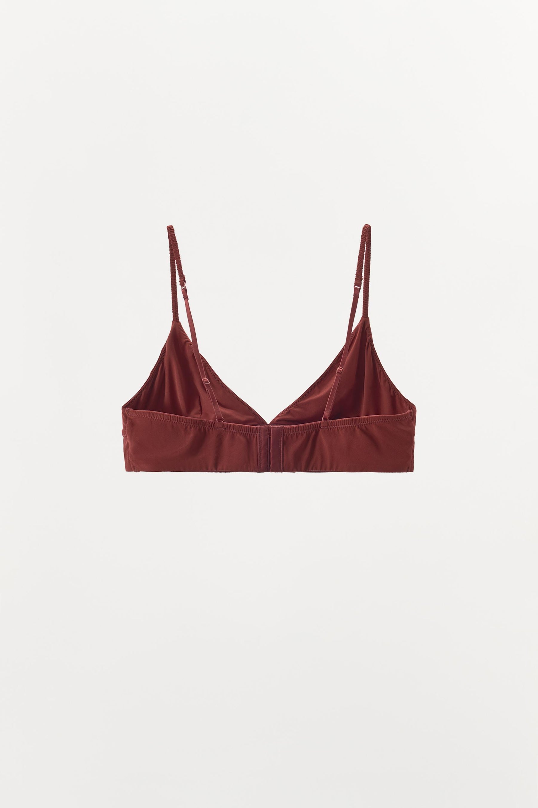 SILK TRIANGLE BRALETTE