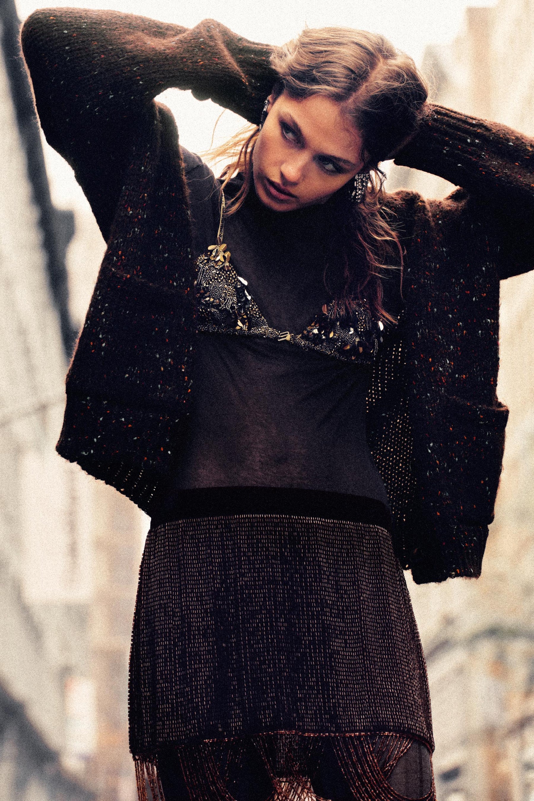 Beaded Sequin Brassiere