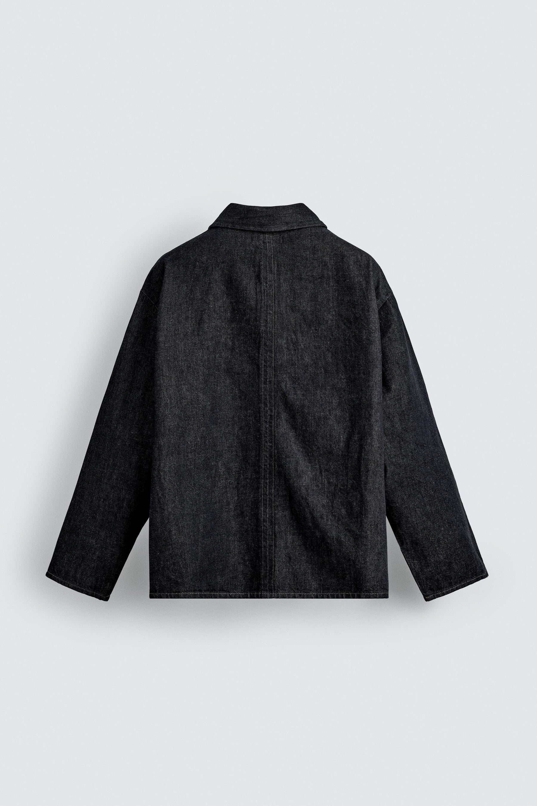 RELAXED FIT DENIM OVERSHIRT - Image 7