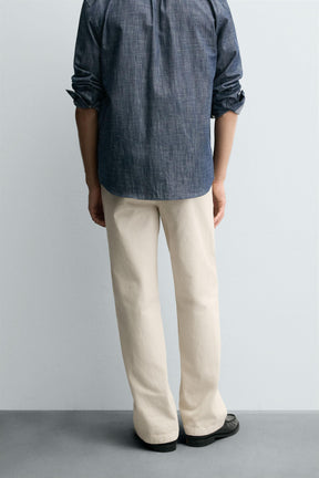 STRAIGHT-LEG CHINO TROUSERS - Image 3