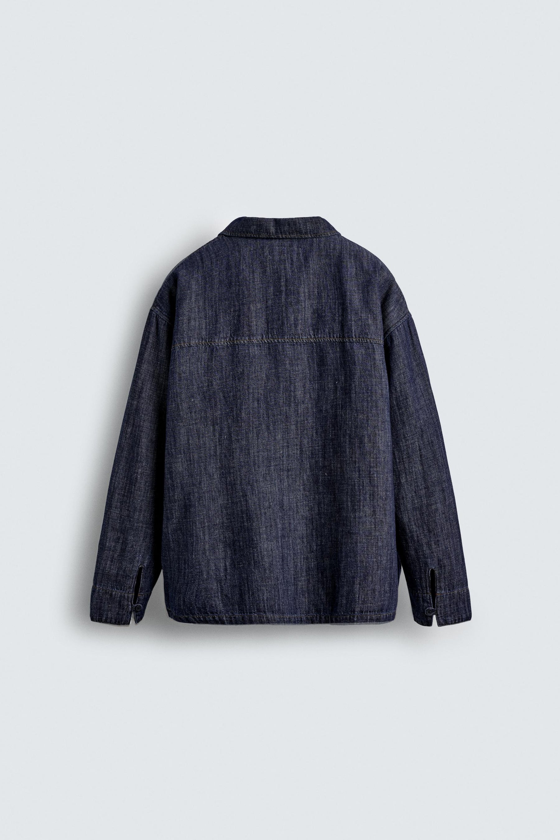 DENIM COTTON-LINEN SHIRT - Image 8