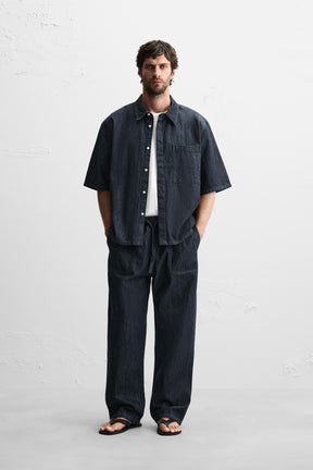 RELAXED FIT DENIM SHIRT - Image 1
