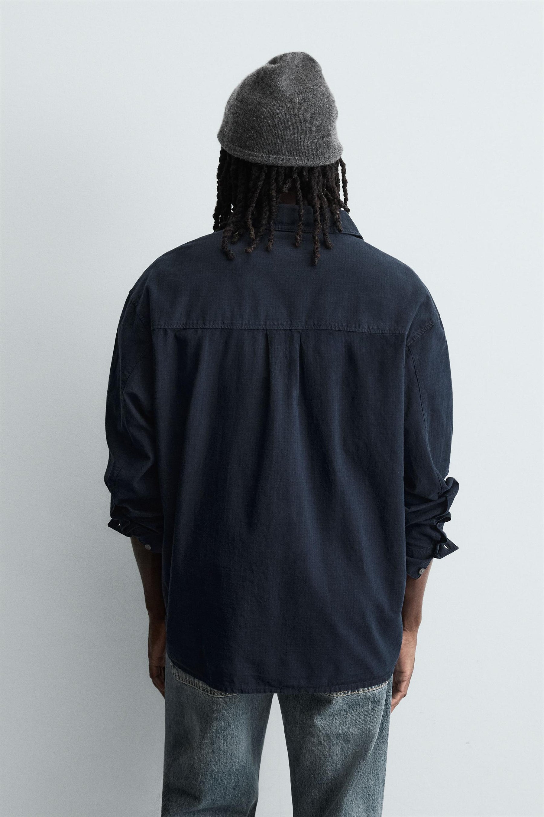 RELAXED FIT CHECK SHIRT - Image 3