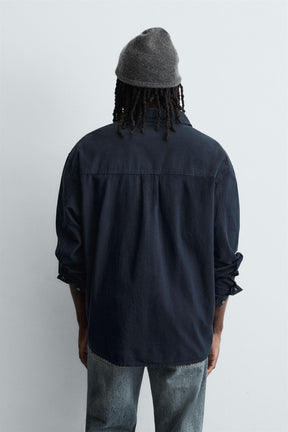 RELAXED FIT CHECK SHIRT - Image 3