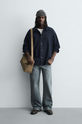 RELAXED FIT CHECK SHIRT - Image 1