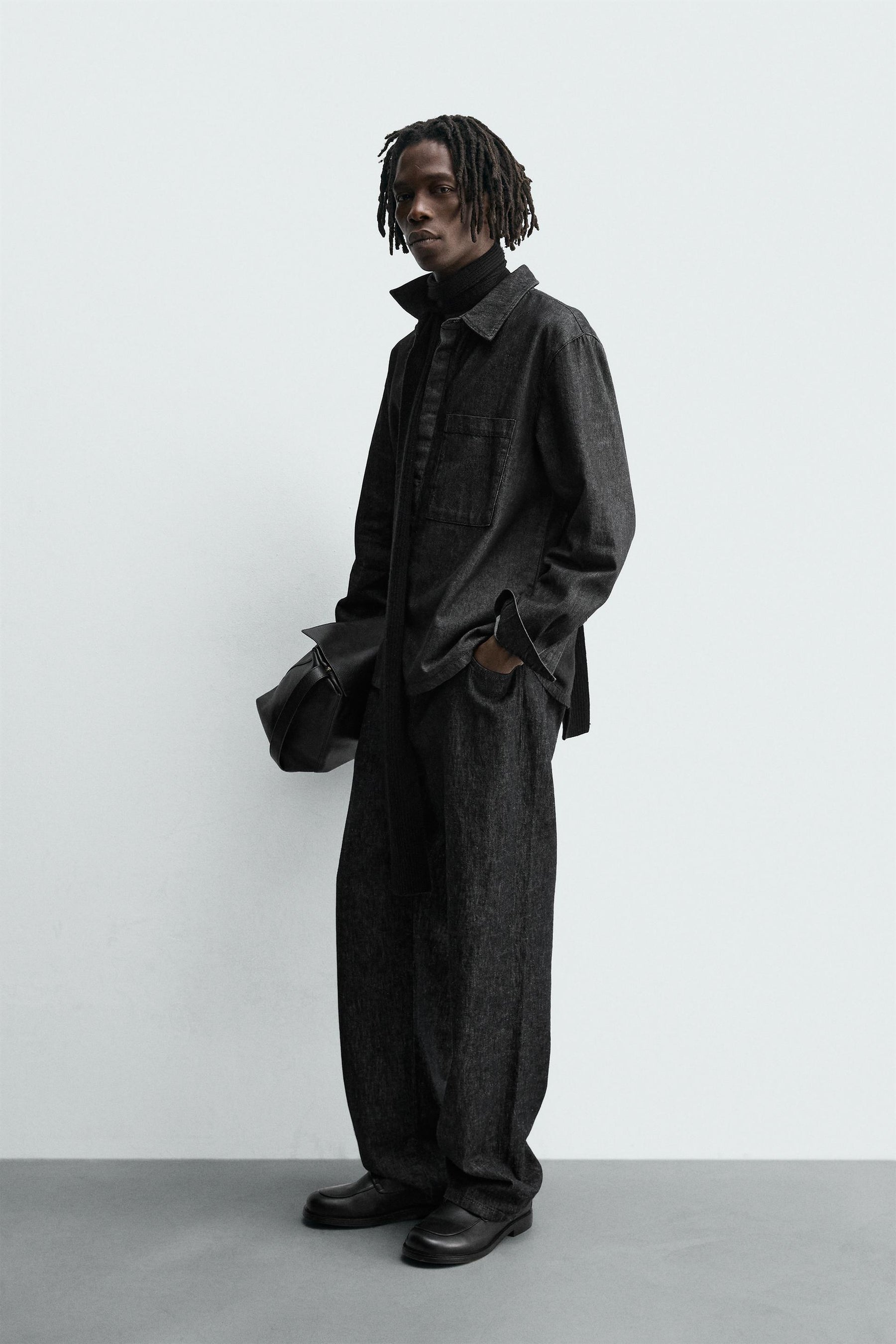 WASHED DENIM SHIRT - Image 4