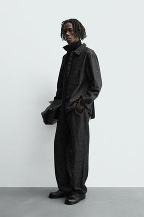 WASHED DENIM SHIRT - Image 4