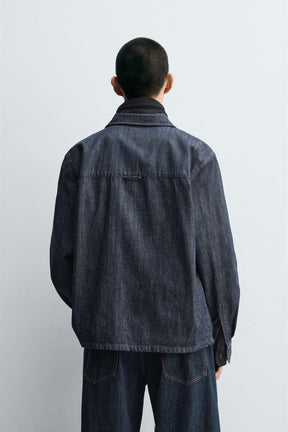 RELAXED FIT DENIM SHIRT - Image 3