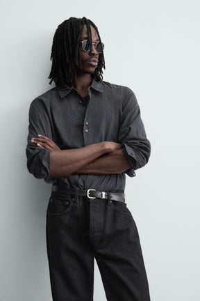 FLUID DENIM SHIRT - Image 5