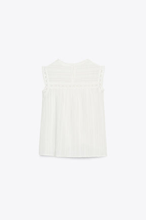 Sleeveless Romantic Fashion Top