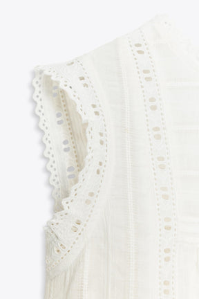 Sleeveless Romantic Fashion Top