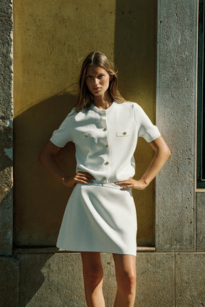 KNIT MINI SKIRT - Image 1