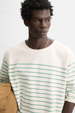 STRIPED JACQUARD T-SHIRT - Image 5