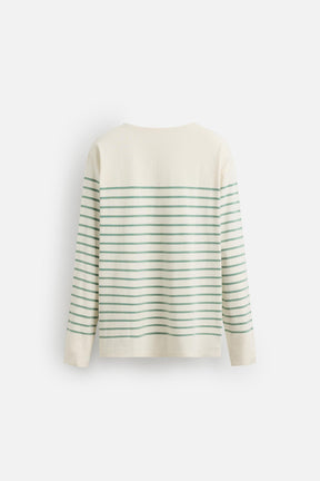 STRIPED JACQUARD T-SHIRT - Image 7
